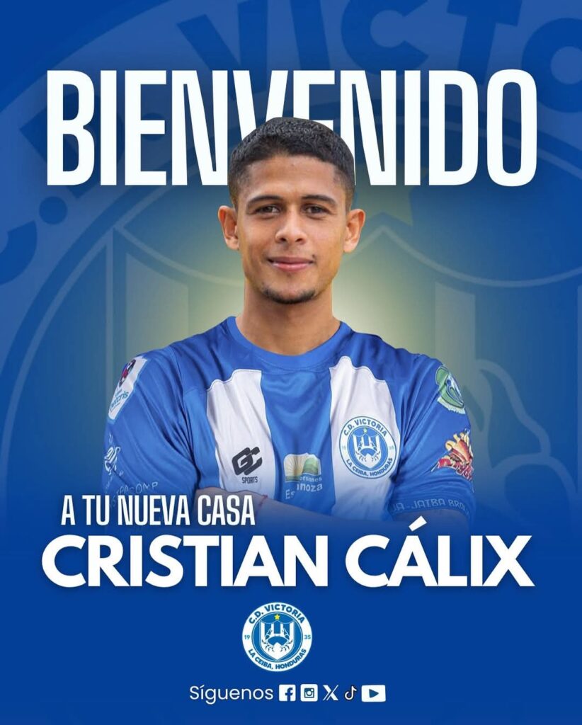 Victoria anuncia fichaje de Cristian Cálix