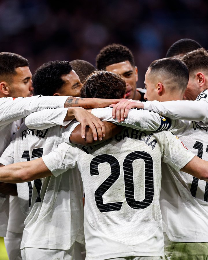 Real Madrid golea a La Palmas y es líder de la Liga de España