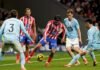 Atlético de Madrid no aprovecha oportunidad para ser líder y empata con Celta de Vigo