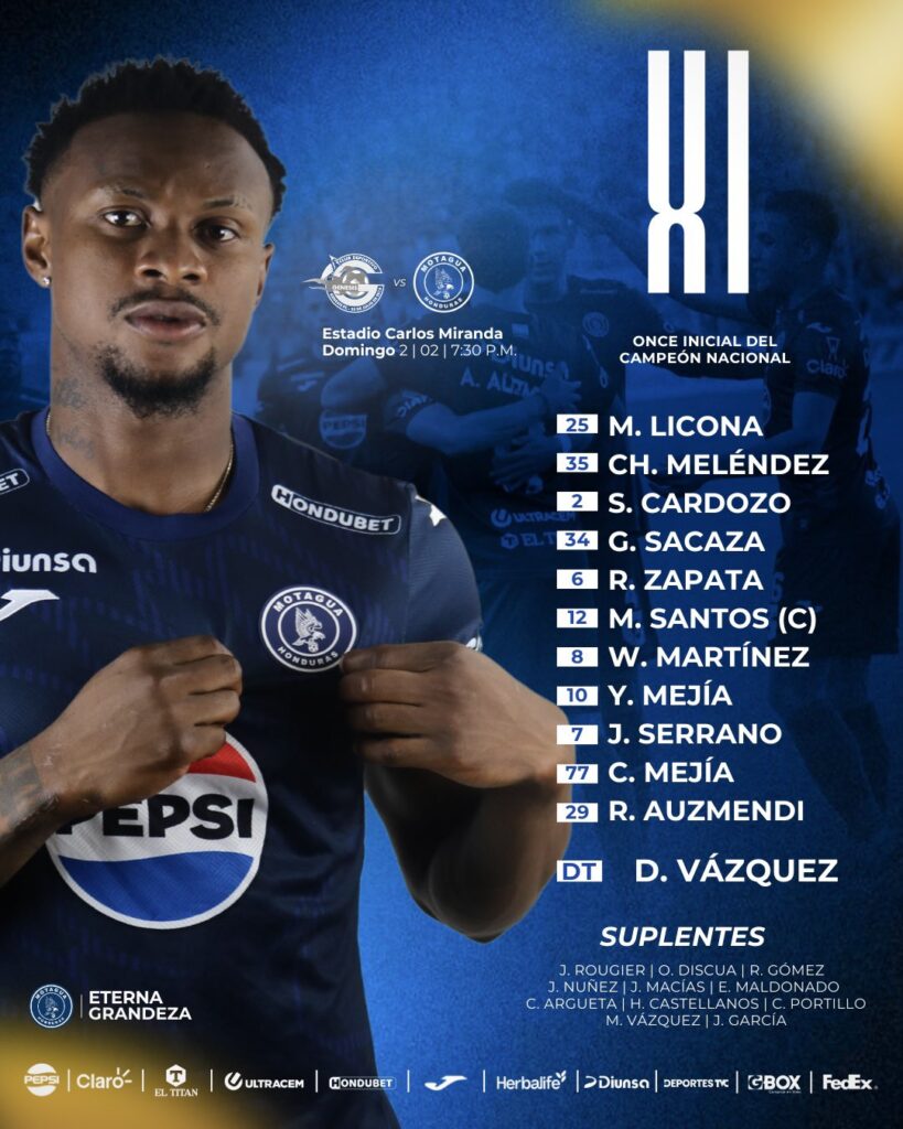 Génesis FC empata a Motagua con un hombre en el estadio Carlos Miranda de Comayagua