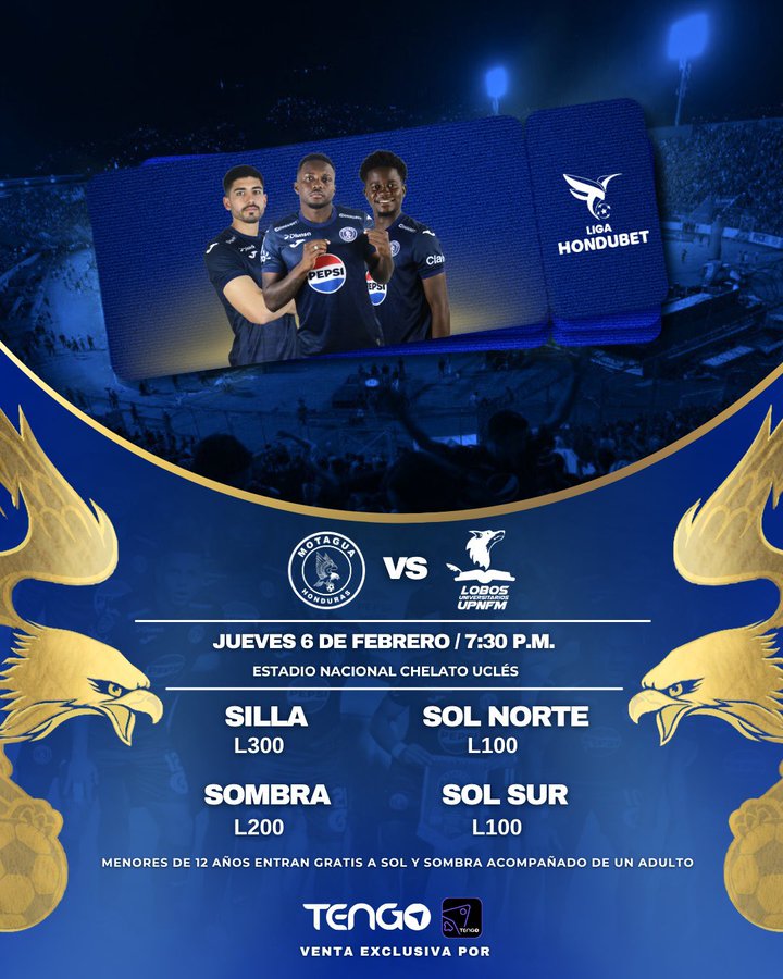 Motagua anuncia valor de entradas para el partido ante Lobos de UPN