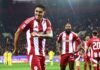Luis Palma marca su primer gol con Olympiacos de Grecia