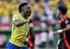 Vinicius rescata a Brasil y le da el triunfo ante Colombia
