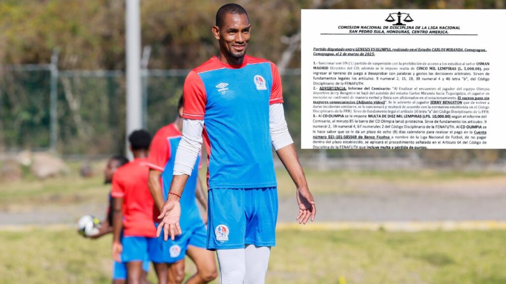 Jerry Bengtson aclara lo que ocurrió con el aficionado en Comayagua: “No volverá a pasar”