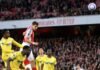 Arsenal empata con Crystal Palace y Liverpool podría el domingo coronarse campeón