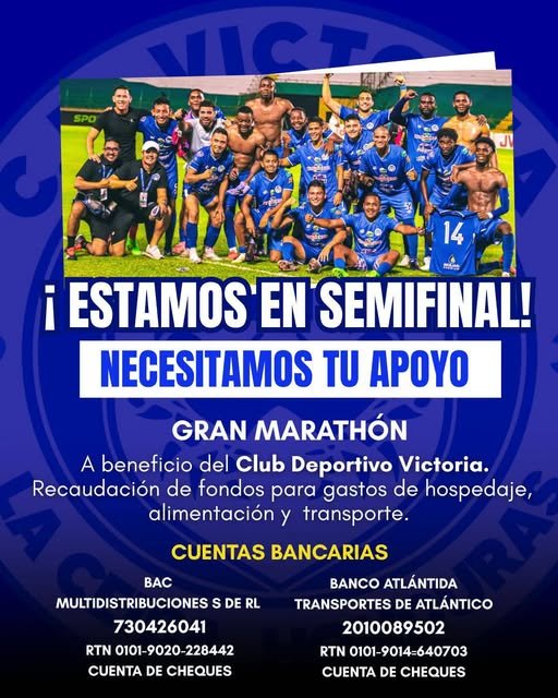 Victoria pide dinero en sus redes para gastos del plantel en semifinales