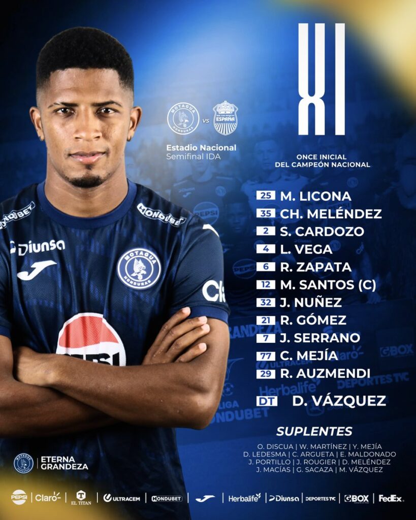 Motagua gana por la mínima al Real España en la Semifinal de ida
