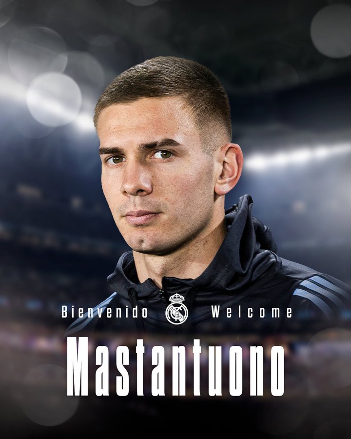 Real Madrid hace oficial el fichaje de Franco Mastantuono