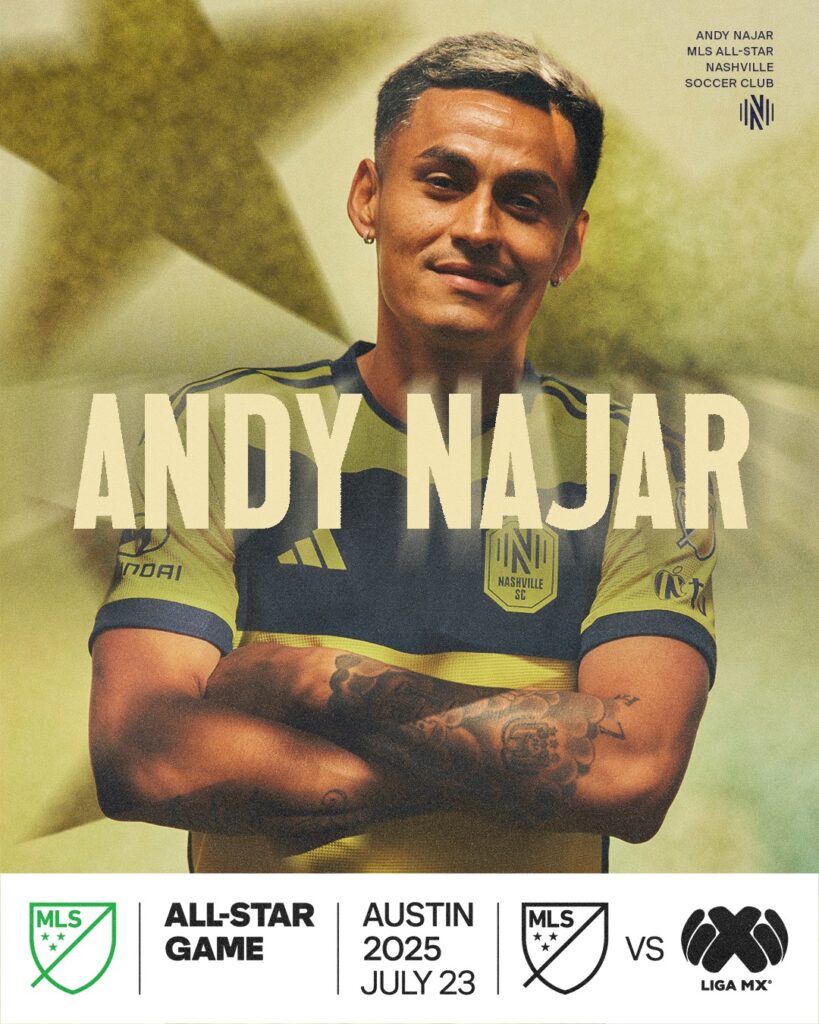 Andy Najar elegido para el Juego de Estrellas de la MLS