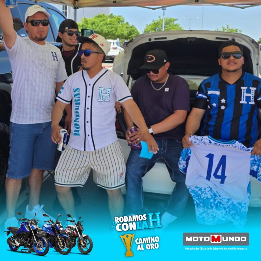 Catrachos soportan el calor de Phoenix con tal apoyar a Honduras contra Panamá 