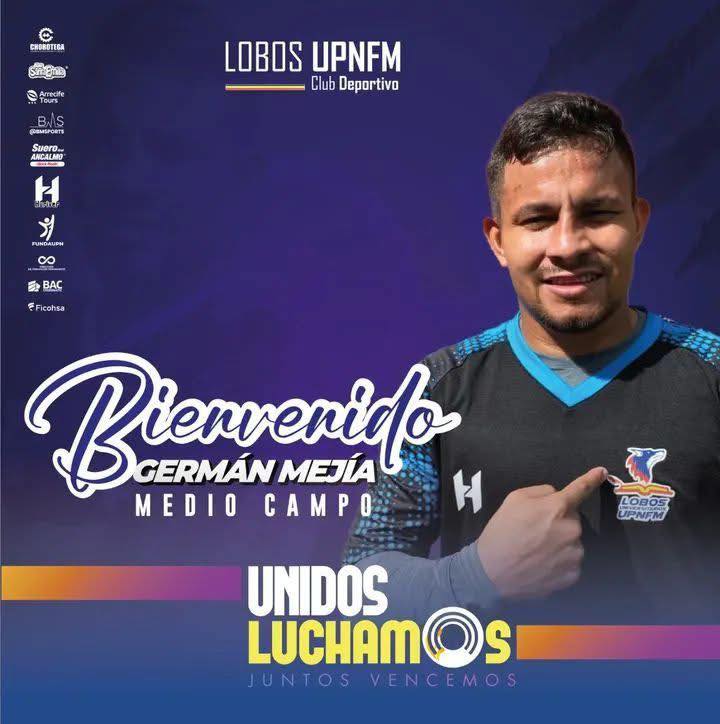 German “Patón” Mejía es nuevo fichaje de Lobos de UPN