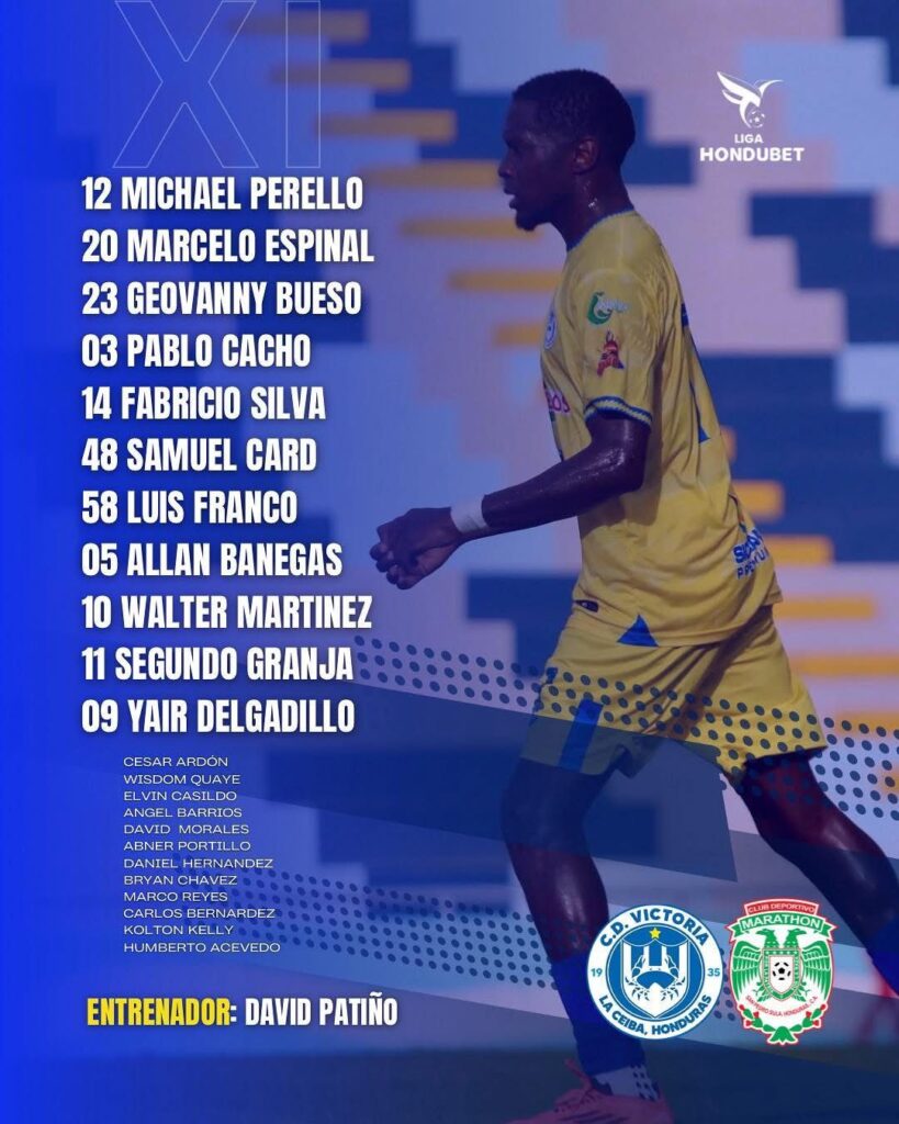 Marathón goleó 3-0 a Victoria con doblete de Alexy Vega en el inicio del Apertura