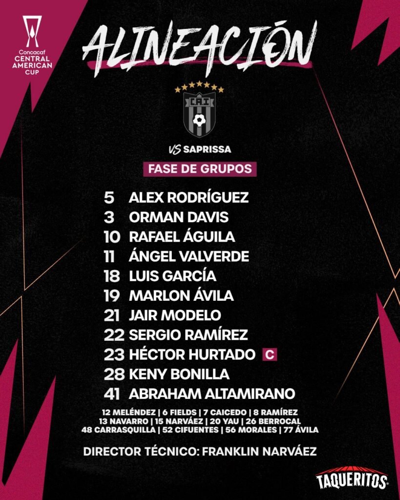 CAI derrota a Saprissa y se mete a la pelea con Motagua para clasificar a cuartos de Copa Centroamericana