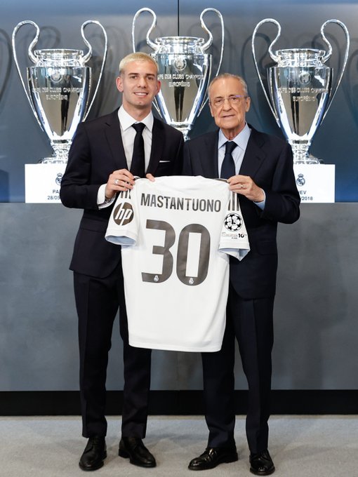 Mastantuono es presentado como nuevo jugador del Real Madrid: “Se me cumple un sueño”
