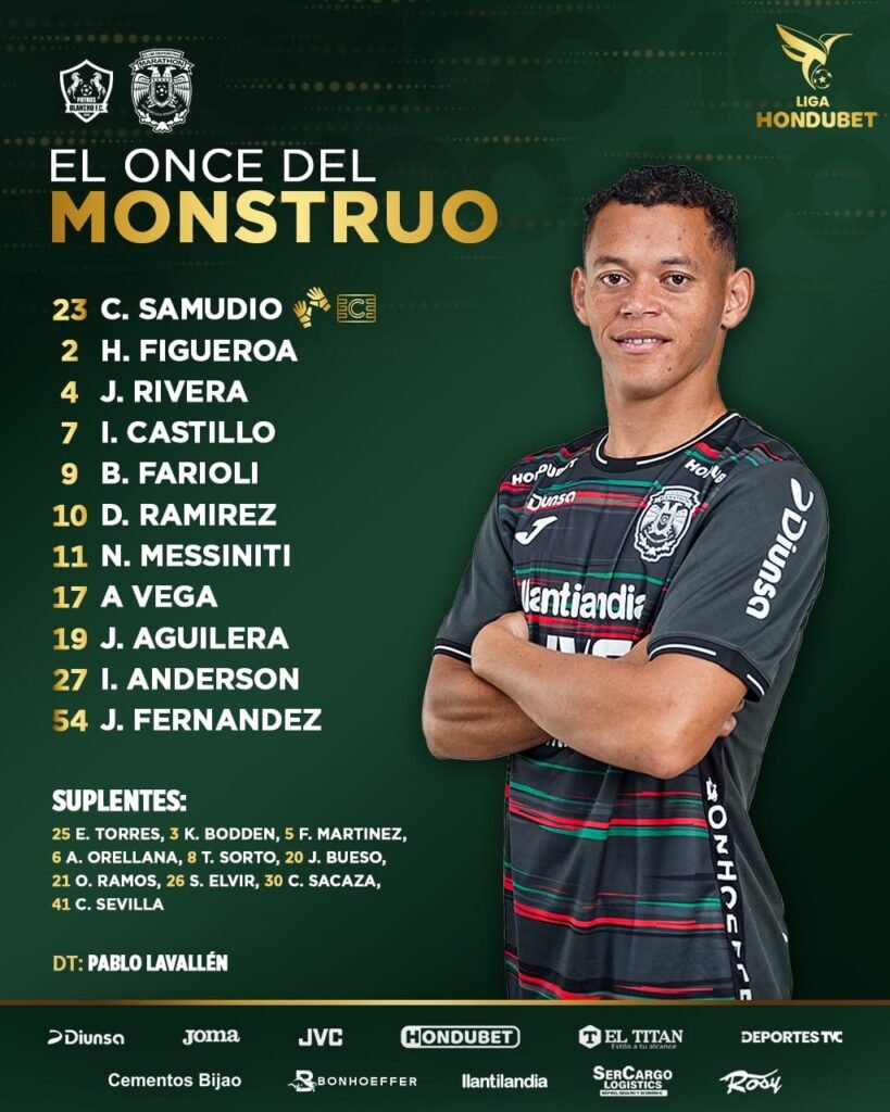 Alexy Vega rescata al Marathón que empató con Olancho FC en Danlí