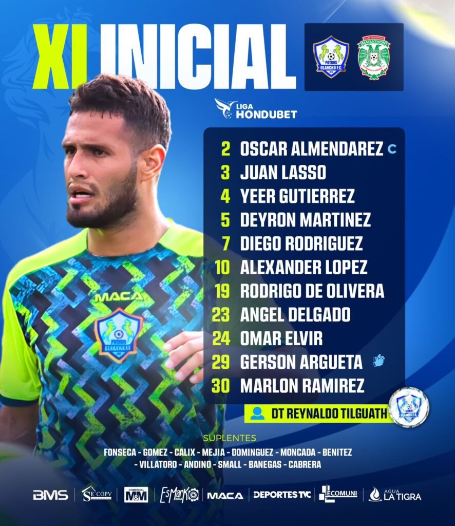 Alexy Vega rescata al Marathón que empató con Olancho FC en Danlí