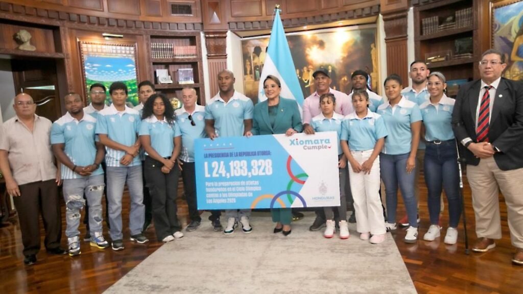 Respaldo por 24.1 millones da Xiomara Castro alComité Olímpico Hondureño