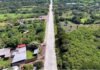 Carretera pavimentada con concreto hidráulico que conecta con El Poy inaugura presidenta Castro