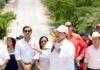 Primer tramo de 27 kilómetros inaugura Xiomara Castro en la carretera a oriente