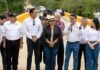 Mandataria inaugura puente y supervisa pavimentación de carreta en Culmí, Olancho