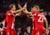Bayern Múnich goleó al Brujas en la Champions League