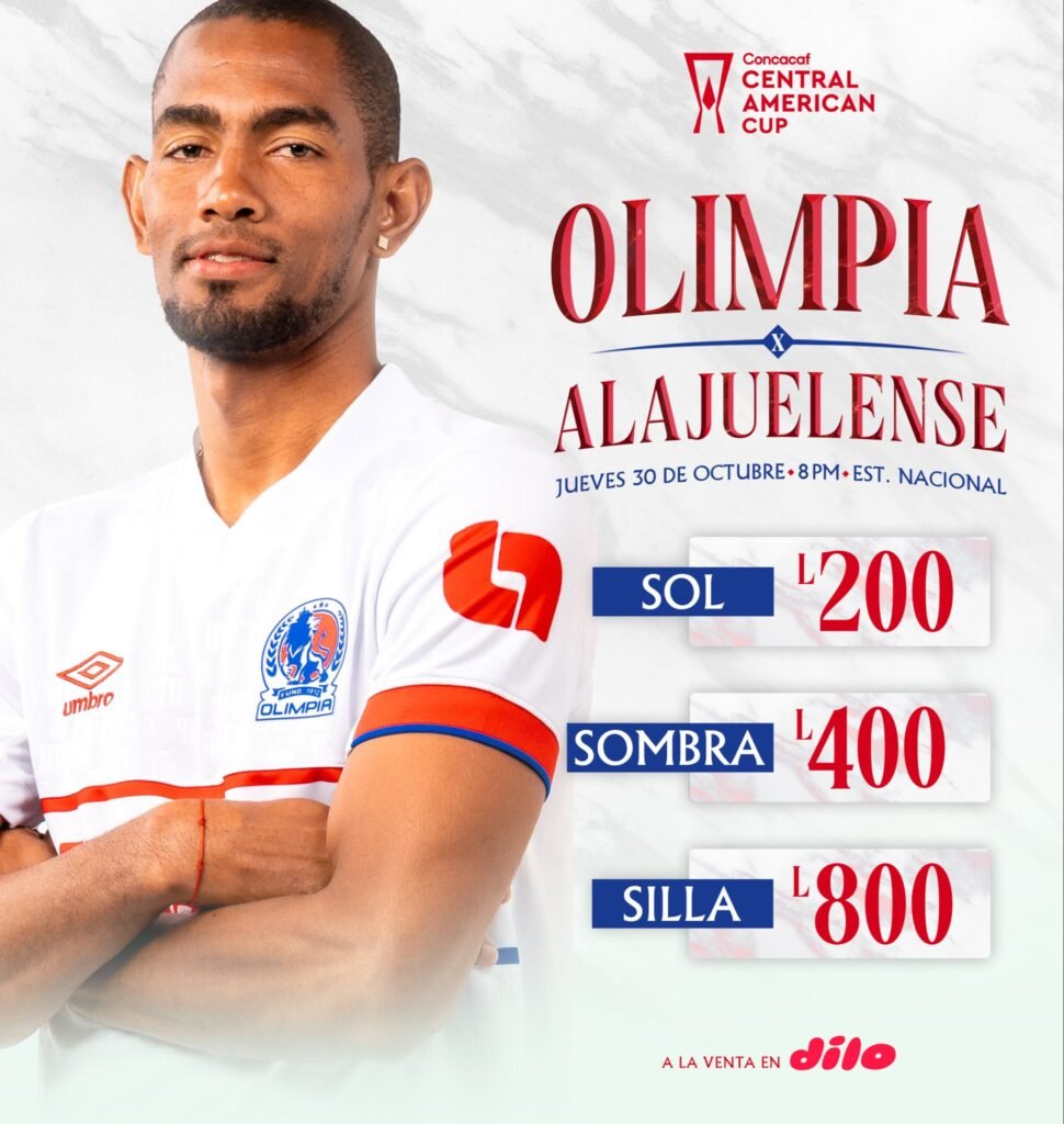 Olimpia anuncia precios de entrada para la semifinal de Copa Centroamericana ante Alajuelense