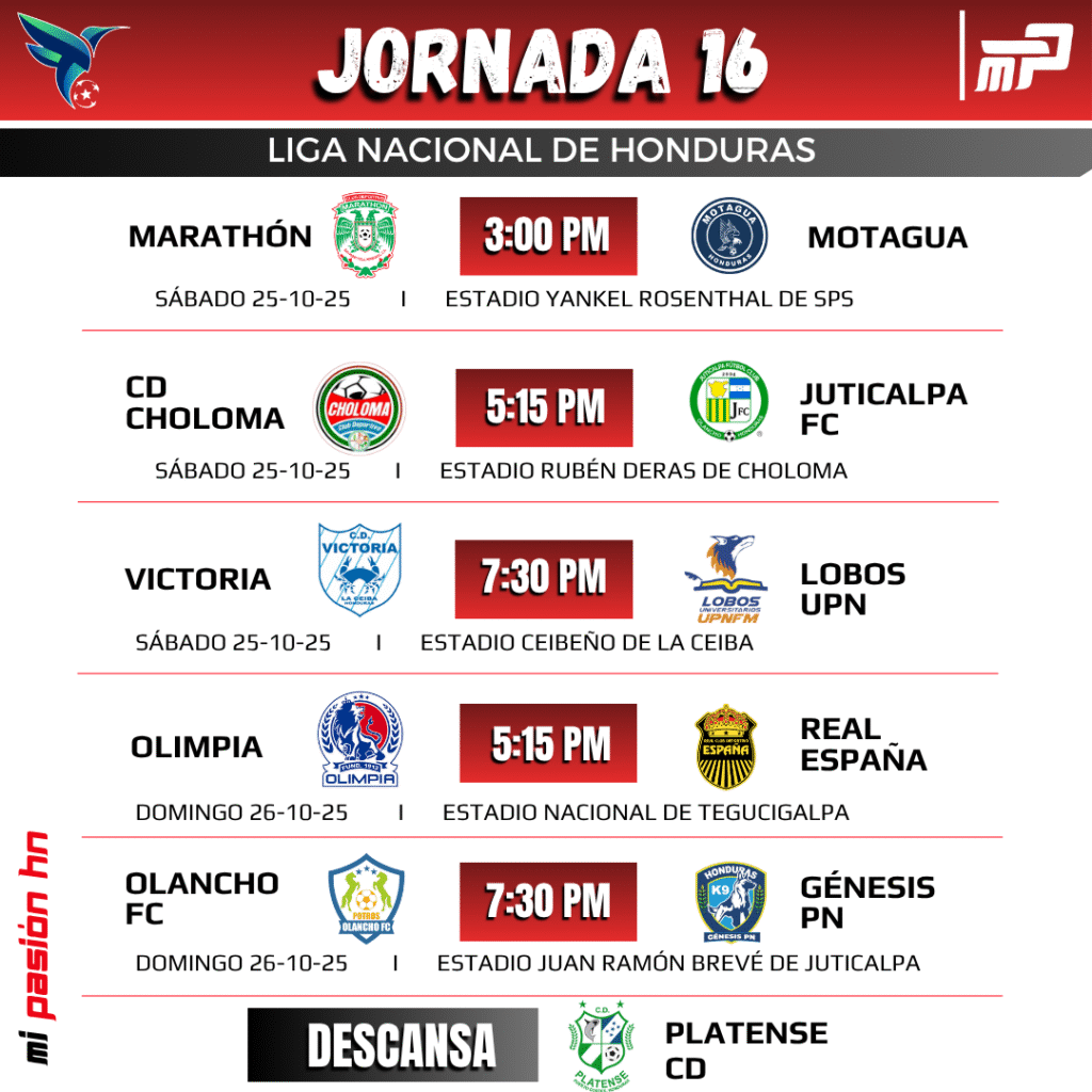 Con clásicos incluidos se disputará la jornada 16 del torneo Apertura; Todos los partidos