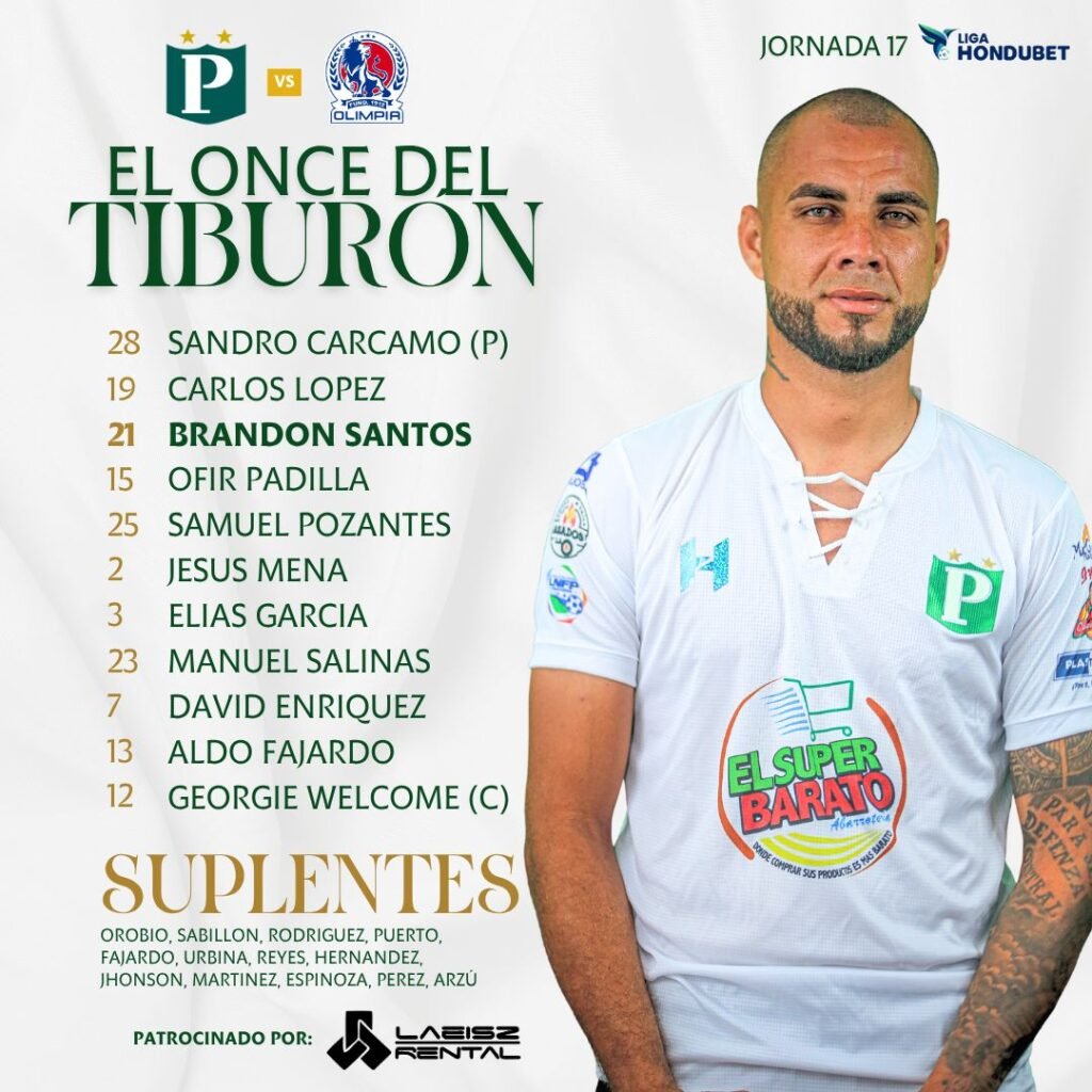 Olimpia recupera confianza y derrota a Platense en el estradio Morazán de San Pedro Sula