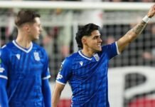 Luis Palma marca golazo en el Lech Poznan que perdió ante Rayo Vallecano