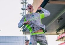 Manchester City con un gran Haaland goleó al Crystal Palace en la Premier League