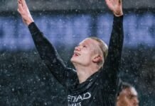 Erling Haaland llegó a 100 goles en la Premier en triunfo del Manchester City ante Fulham