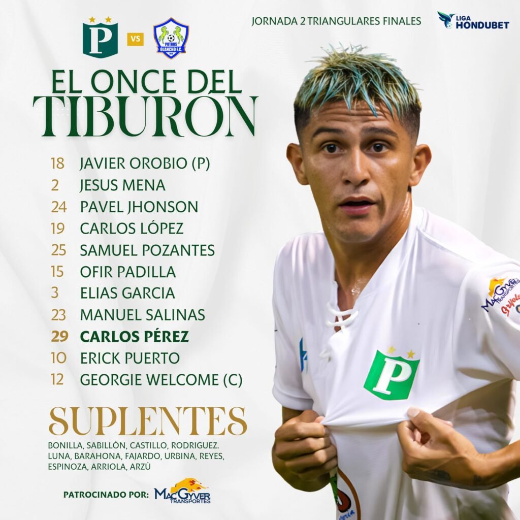 Platense y Olancho FC empatan 1-1 en partido del triangular final del torneo Apertura