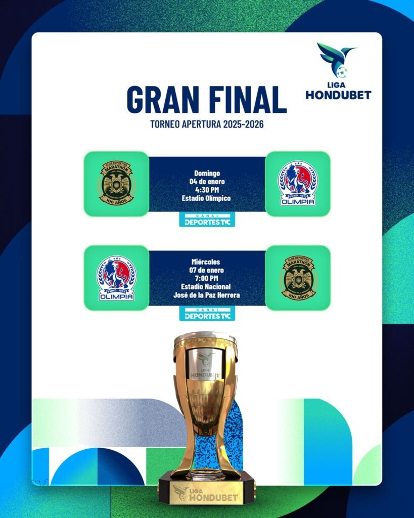Liga Nacional oficaliza fechas de los partidos de la Gran Final entre Olimpia y Marathón