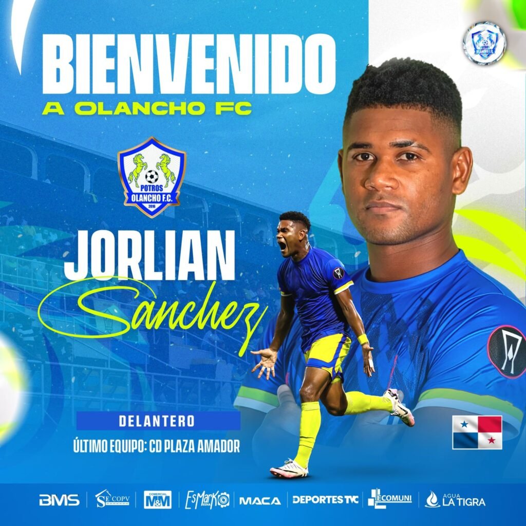 Panameño Jorlian Sánchez es nuevo fichaje del Olancho FC