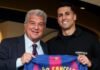 Joao Cancelo es presentado como jugador del Barcelona