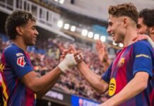 Barcelona golea al Villerreal y Lamine Yamal marca un hat-trick para seguir líder de la Liga de España