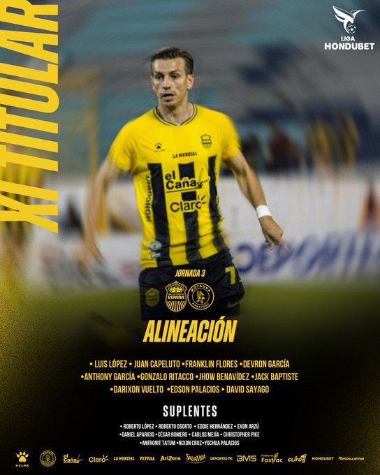 Real España y Motagua confirman sus alineaciones para el primer clásico del torneo Clausura