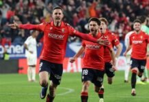 Real Madrid tropieza y pierde ante Osasuna en la Liga de España