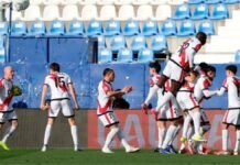 Atlético de Madrid se olvidó de como brilló ante Barcelona y fue goleado por Rayo Vallecano