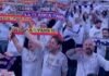Real Madrid expulsa aficionado del Santiago Bernabéu por saludo nazi
