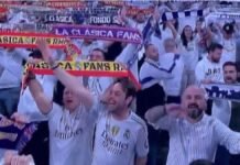 Real Madrid expulsa aficionado del Santiago Bernabéu por saludo nazi