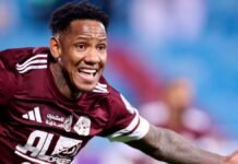 Romell Quioto marca su sexto gol con el Al Faisaly en Arabia Saudita