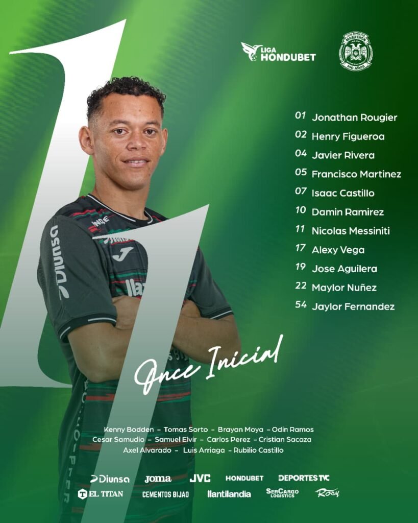 Olancho FC y Marathón están empatando 1-1 en Juticalpa