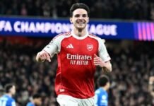 Arsenal muestra poderío y paso por encima del Leverkusen para clasificar a cuartos de Champions
