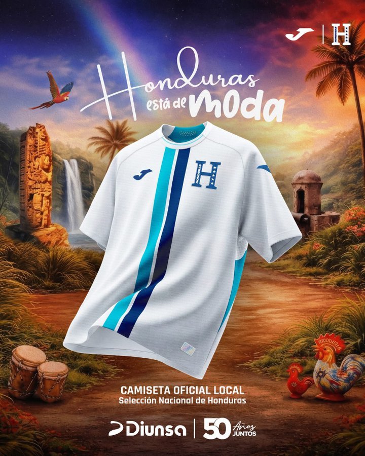 Presentan nuevas camisas de la Selección de Honduras