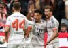 Bayern Múnich con nueve jugadores rescata un empate ante Leverkusen
