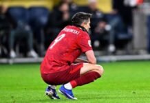 Robert Lewandowski y su selección polaca se quedan fuera del Mundial 2026