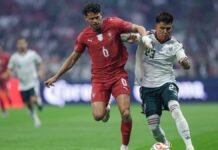 México empató con Portugal en la reinauguración del estadio Azteca