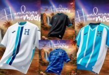 Presentan nuevas camisas de la Selección de Honduras