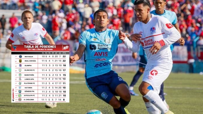 OlimpiaTablaJornada12_MiPasionhn